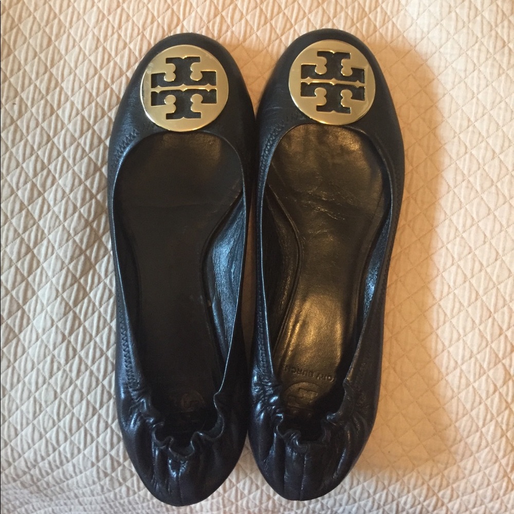 Tory Burch Black Reva Size 10 EUC 🎉HP